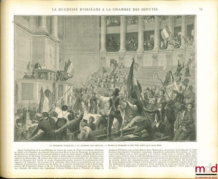 JOURNÉES RÉVOLUTIONNAIRES 1830-1848, d’après des Peintures, Sculptures, Dessins, Lithographies, Médailles, Autographes, Objets… du Temps. DAYOT ...