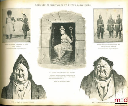 JOURNÉES RÉVOLUTIONNAIRES 1830-1848, d’après des Peintures, Sculptures, Dessins, Lithographies, Médailles, Autographes, Objets… du Temps. DAYOT ...