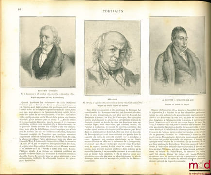 JOURNÉES RÉVOLUTIONNAIRES 1830-1848, d’après des Peintures, Sculptures, Dessins, Lithographies, Médailles, Autographes, Objets… du Temps. DAYOT ...