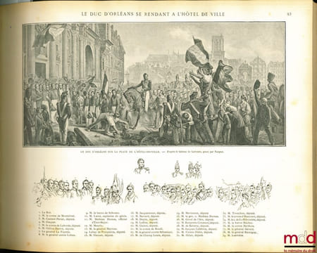 JOURNÉES RÉVOLUTIONNAIRES 1830-1848, d’après des Peintures, Sculptures, Dessins, Lithographies, Médailles, Autographes, Objets… du Temps. DAYOT ...
