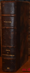 PRÉCIS DE DROIT PÉNAL SPÉCIAL, ÉTUDE DES INFRACTIONS PUNIES PAR LE CODE PÉNAL ET PAR LES LOIS LES PLUS IMPORTANTES, 5èmeéd. entièrement refondue et mise à jour par Marc Rousselet et Maurice Patin