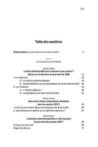 LA DOCTRINE PUBLICISTE ET LE TOURNANT DES ANNÉES 1970, sous la direction de Wanda MASTOR et Jean-Gabriel SORBARA, Cet ouvrage est issu du colloque organisé les 18 et 19 novembre 2021 par l’Institut Maurice Hauriou / IRDEIC et le Centre d’excellence Jean Monnet, coll. Contextes. Culture du droit, t. III
