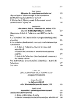 LA DOCTRINE PUBLICISTE ET LE TOURNANT DES ANNÉES 1970,   sous la direction de Wanda MASTOR et Jean-Gabriel SORBARA,   Cet ouvrage est issu du colloque ...