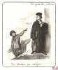 UN PLAIDEUR PEU SATISFAIT, Série Les gens de justice, eau forte monochrome sur papier. DAUMIER (Honoré)