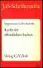 RECHT DER ÖFFENTLICHEN SACHEN, coll. JuS-Schriftenreihe. PAPPERMANN (Ernst), LÖHR (Rolf-Peter) & ANDRISKE (Wolfgang)