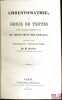 CHRESTOMATHIE, ou CHOIX DE TEXTES POUR UN COURS &Eacute;L&Eacute;MENTAIRE DU DROIT PRIV&Eacute; DES ROMAINS, PR&Eacute;C&Eacute;D&Eacute; D’UNE INTRODUCTION &Agrave; L’&Eacute;TUDE DU DROIT. BLONDEAU ...