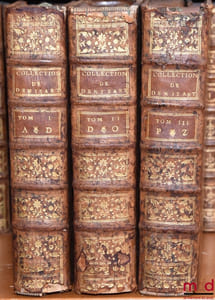 COLLECTION DE DÉCISIONS NOUVELLES ET DE NOTIONS RELATIVES À LA JURISPRUDENCE ACTUELLE, 6eéd. corrigée et augmentée