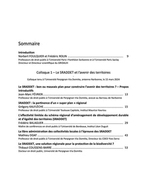 Les Cahiers du GRIDAUH, Numéro 34/2025 : AMÉNAGEMENT, URBANISME, SÉCURITÉ ET CHANGEMENT CLIMATIQUE. Ouvrage coordonné par Norbert Foulquier et ...