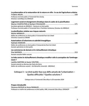 Les Cahiers du GRIDAUH, Numéro 34/2025 : AMÉNAGEMENT, URBANISME, SÉCURITÉ ET CHANGEMENT CLIMATIQUE. Ouvrage coordonné par Norbert Foulquier et ...