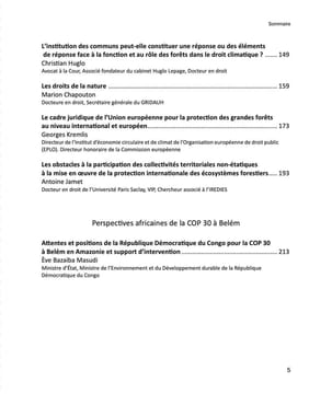 Les Cahiers du GRIDAUH, Numéro 35/2025 : LES GRANDES FORÊTS ET LA LUTTE CONTRE LE RÉCHAUFFEMENT CLIMATIQUE Perspectives croisées Brésil / Europe / ...