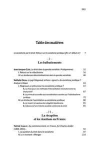 LE SOCIALISME PAR LE DROIT (fin XIXe - début XXe siècle) Sous la direction de Patrick CHARLOT, Nathalie DROIN, Delphine ESPAGNO-ABADIE et Anne-Sophie CHAMBOST, coll. Contextes. Culture du droit, t.VI