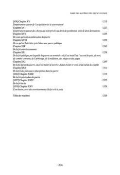 DE JURE BELLI AC PACIS LIBRI TRES, Le droit de la Guerre et de la Paix. Nouvelle traduction par Dominique GAURIER-HOEFFLIGER, Avec les notes ...