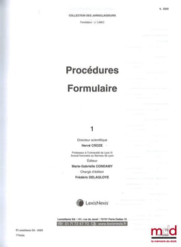 JURIS-CLASSEUR: CODE CIVIL, art.1 à 2488-5 (complet en 36vol., 2020); Table alphabétique (complet en 1vol.) et Annexes (complet en 7vol.) sous la ...