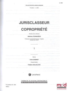 JURIS-CLASSEUR: CODE CIVIL, art.1 à 2488-5 (complet en 36vol., 2020); Table alphabétique (complet en 1vol.) et Annexes (complet en 7vol.) sous la ...