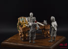 NAPOL&Eacute;ON ET LE CODE CIVIL, Figurine qui met en sc&egrave;ne Napol&eacute;on autour de son bureau devant ses ministres pr&eacute;sentant son Code civil . [Napol&eacute;on - Code ...