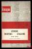 LÉNINE TROTSKI STALINE 1921-1927, coll. Kiosque, Les faits - La presse - L’opinion. SORLIN (Pierre et Irène)