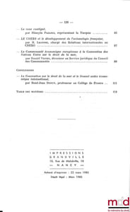 PROPOS SUR LE NOUVEAU DROIT DE LA MER, Académie Diplomatique Internationale