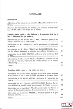 DROITS MARITIMES ET DÉFENSE, Actes du colloque des 28 et 29 mars 1966. [Colloque]
