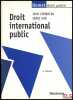 DROIT INTERNATIONAL PUBLIC, coll. Domat Droit Public, 5ème éd.. COMBACAU (Jean) et SUR (Serge)
