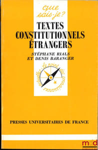 TEXTES CONSTITUTIONNELS ÉTRANGERS