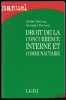 DROIT DE LA CONCURRENCE INTERNE ET COMUNAUTAIRE, 1reéd., coll.Manuel. DECOCQ (André et Georges)