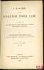 A HISTORY OF THE ENGLISH POOR LAW, IN CONNEXION WITH THE LEGISLATION AND OTHER CIRCUMSTANCES AFFECTING THE CONDITION OF THE PEOPLE. NICHOLLS (Sir ...