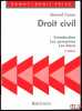 DROIT CIVIL, t. I: INTRODUCTION - LES PERSONNES - LES BIENS, 7eéd., coll. Précis Domat / Droit privé. CORNU (Gérard)