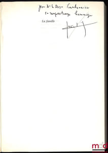 LA FAMILLE, 5eéd. mise à jour, coll. Droit fondamental/Droit civil
