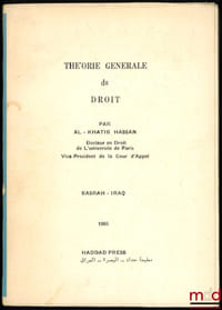 THÉORIE GÉNÉRALE DU DROIT