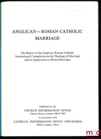 ANGLICAN–ROMAN CATHOLIC MARRIAGE, Forewords of DonaldCantuar and John Cardinal Willebrands