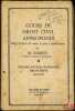 LA RESPONSABILITÉ CIVILE, COURS DE DROIT CIVIL APPROFONDI, D.E.S. Droit privé 1949-1950. ESMEIN (Paul)