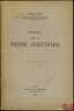 ESSAI SUR LA PEINE JUSTIFIÉE. PATIN (Maurice)