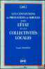 LES CONVENTIONS DE PRESTATIONS DE SERVICES ENTRE L’&Eacute;TAT ET LES COLLECTIVIT&Eacute;S LOCALES. MODERNE (Franck)