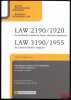 LAW 2190/1920 ON COMPANIES LIMITED BY SHARES (SOCIÉTÉS ANONYMES), LAW 3190/1955 ON LIMITED LIABILITY COMPANIES, Greek and English text, introductory ...