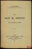 LE PACTE DE CONSTITUT. Actio de pecunia constitua. PHILIPPIN (Albert)