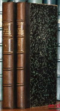 TARIF DES FRAIS ET DÉPENDS EN MATIÈRE CIVILE (DÉCRET DU 15AOUT 1903). Guide pratique avec un appendice comprenant 30tableaux de droits alloués, 190 modèles d’état sous forme d’applications de ces tableaux, 24 barèmes