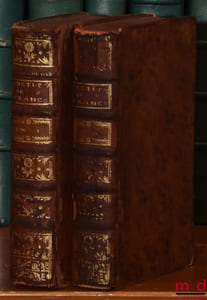 INSTITUTION AU DROIT FRANÇOIS, 8eéd. revue, corrigée et augmentée, conformément aux nouvelles Ordonnances, par M.A.G.BOUCHER D’ARGIS