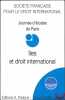 ÎLES ET DROIT INTERNATIONAL, Journée d’études de Paris du 30sept. 2019, coll. de la Société Française pour le Droit International. [Colloque - SFDI]