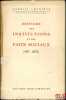 HISTOIRE DES INSTITUTIONS ET DES FAITS SOCIAUX (987-1875). LEPOINTE (Gabriel)