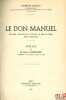 LE DON MANUEL, Préface de Henri Lemonnier. PACILLY (Georges)