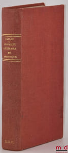 PROPRIÉTÉ LITTÉRAIRE ET ARTISTIQUE, 2eéd., coll. Précis Dalloz