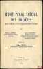 DROIT PÉNAL SPÉCIAL DES SOCIÉTÉS PAR ACTIONS ET À RESPONSABILITÉ LIMITÉE, Préface de Roger HOUIN. LAUNAIS (Henry) et ACCARIAS (Louis)