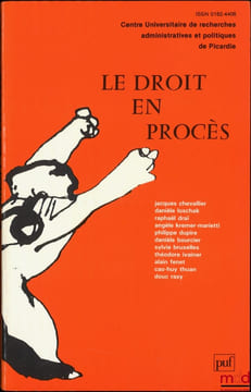 LE DROIT EN PROCÈS, Centre universitaire de rech. adm. et pol. de Picardie. [Collectif - CURAPP]