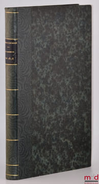 LES SUSPECTS EN 1858, Étude historique sur l’application de la loi de sûreté générale, Emprisonnements- Transportations. TÉNOT (Eugène), DUBOST ...