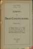 ÉLÉMENTS DE DROIT CONSTITUTIONNEL, Le milieu social et le droit, La société politique et l’État, Les états fédéraux, Histoire constitutionnelle et ...