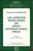 LES S&Ucirc;RET&Eacute;S MOBILI&Egrave;RES EN DROIT INTERNATIONAL PRIV&Eacute;, Pr&eacute;face de HenriBatiffol, coll. Droit Civil, s&eacute;rie &Eacute;tudes et Recherches. KHAIRALLAH (Georges)
