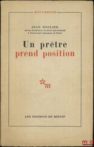 UN PRÊTRE PREND POSITION