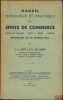 MANUEL THÉORIQUE ET PRATIQUE DES EFFETS DE COMMERCE, Lettre de change- Billets à ordre- Chèque, Décrets-lois du 30octobre 1935. PETIT (J.A.), GIL BAER ...