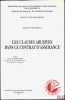 LES CLAUSES ABUSIVES DANS LE CONTRAT D’ASSURANCE, Préface de Henri deBarbarin, Université de droit, d’économie et des sciences d’Aix-Marseille. ...