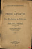LA PRISE &Agrave; PARTIE, Son &eacute;volution, sa r&eacute;forme, Th&egrave;se, Facult&eacute; de droit de l’Universit&eacute; de Bordeaux. DUC (Lucien Fr&eacute;d&eacute;ric)
